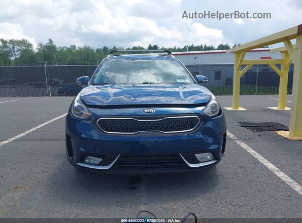 KNDCC3LC4H5096158 2017 KIA NIRO Blue Widok zestawu wskaźników