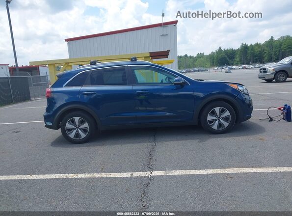 KNDCC3LC4H5096158 2017 KIA NIRO Blue Widok wnętrza z tyłu