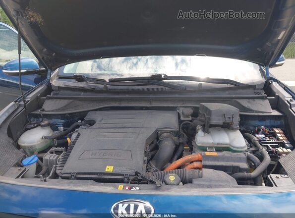 KNDCC3LC4H5096158 2017 KIA NIRO Blue Widok z tyłu