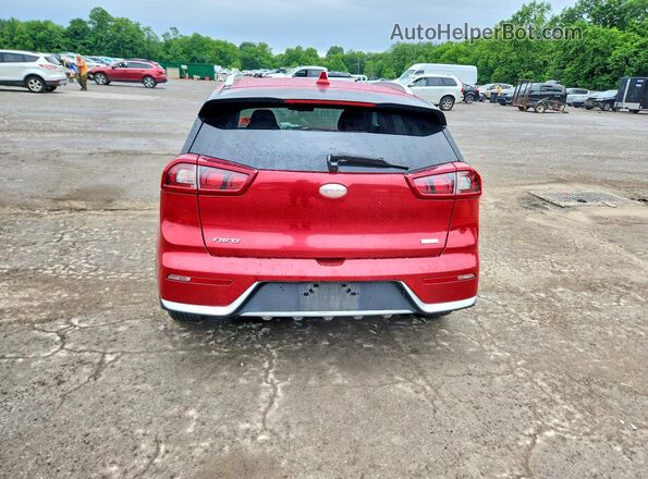 KNDCC3LC4K5220260 2019 KIA NIRO Burgundy Вид ззаду
