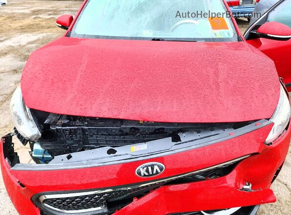 KNDCC3LC4K5220260 2019 KIA NIRO Burgundy Вид підкапотного простору