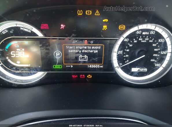 KNDCC3LC4K5224213 2019 KIA NIRO Blue Widok tylnych siedzeń