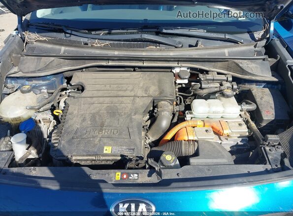 KNDCC3LC4K5224213 2019 KIA NIRO Blue Widok z tyłu