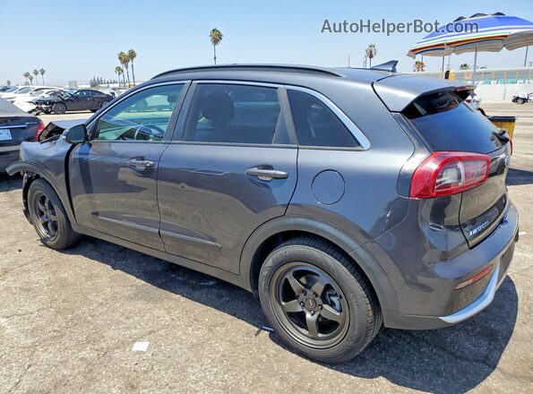 KNDCC3LC4K5250374 2019 KIA NIRO Gray Հետևի ձախ