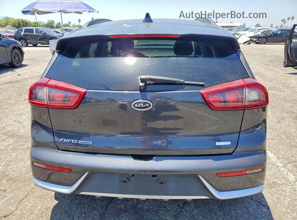KNDCC3LC4K5250374 2019 KIA NIRO Gray Հետևի տեսք