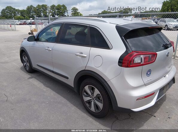 KNDCC3LC5H5037281 2017 KIA NIRO Silver Trasero izquierdo