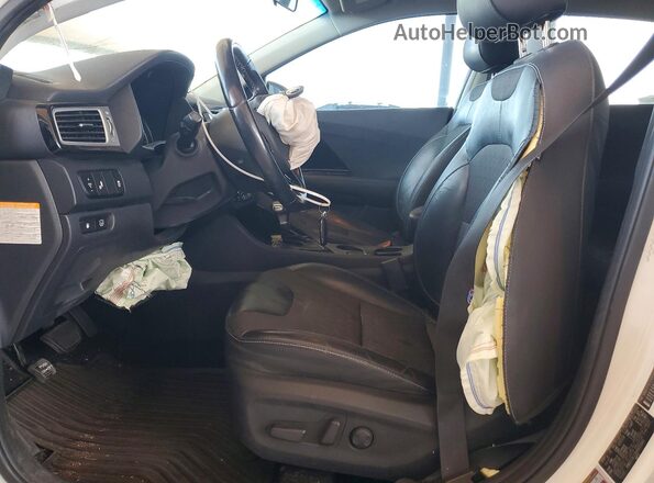 KNDCC3LC5H5051343 2017 KIA NIRO White წინა სალონის ხედი