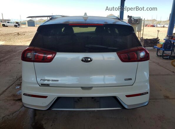 KNDCC3LC5H5051343 2017 KIA NIRO White უკანა ხედი