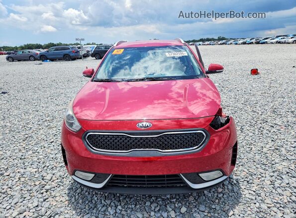 KNDCC3LC5H5054713 2017 KIA NIRO Red Widok z przodu