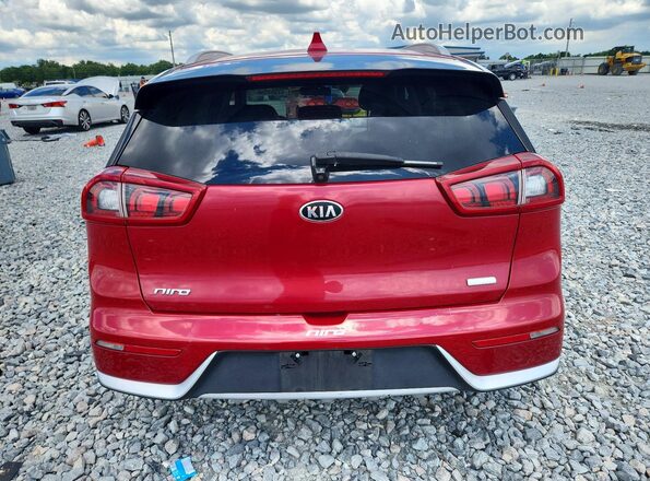 KNDCC3LC5H5054713 2017 KIA NIRO Red Widok z tyłu