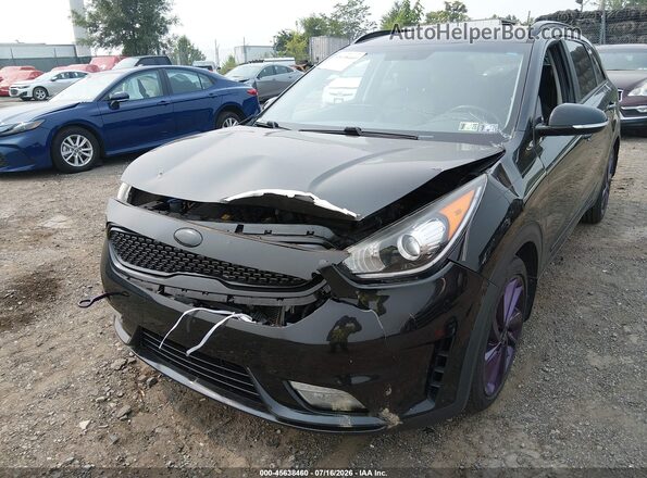 KNDCC3LC6H5086506 2017 KIA NIRO Black Вид спереду