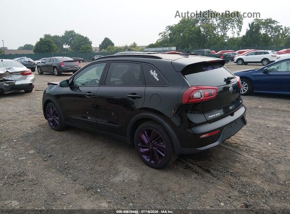 KNDCC3LC6H5086506 2017 KIA NIRO Black Задня ліва чверть