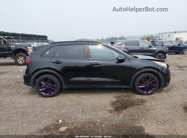 KNDCC3LC6H5086506 2017 KIA NIRO Black Вид задньої частини салону