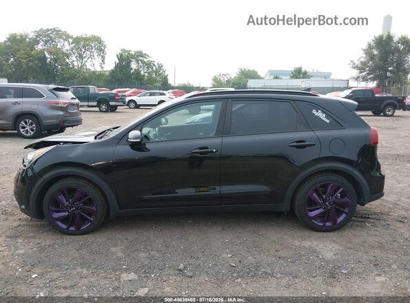 KNDCC3LC6H5086506 2017 KIA NIRO Black Панорамний вид салону 360°