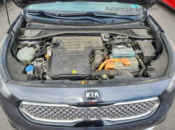 KNDCC3LC6J5151554 2018 KIA NIRO Gray Вид задньої частини салону
