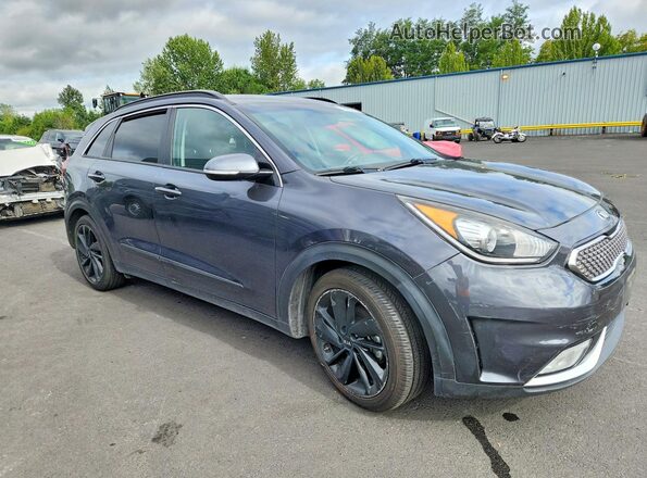 KNDCC3LC6J5151554 2018 KIA NIRO Gray Передня права чверть