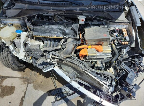 KNDCC3LC6K5250229 2019 KIA NIRO Серебряный Вид подкапотного пространства