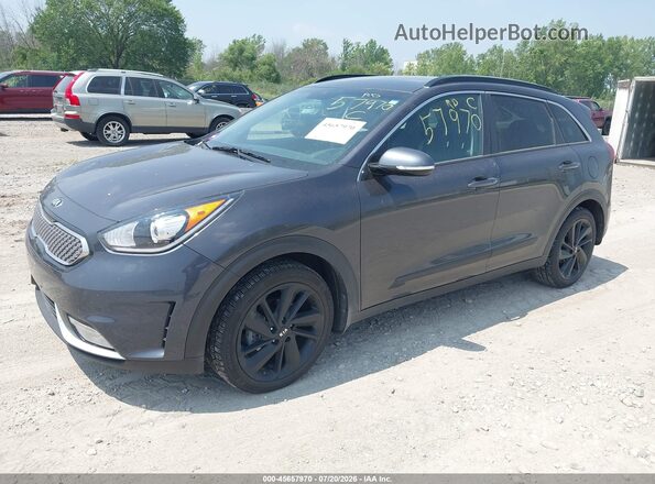 KNDCC3LC6K5299432 2019 KIA NIRO Черный Передняя левая четверть