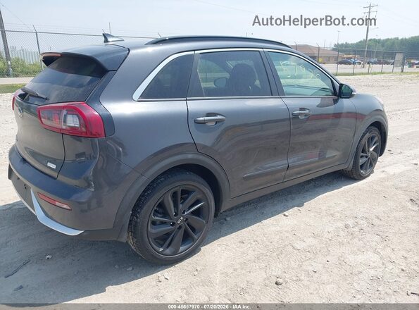 KNDCC3LC6K5299432 2019 KIA NIRO Черный Задняя правая четверть