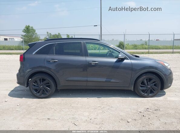 KNDCC3LC6K5299432 2019 KIA NIRO Черный Вид задней части салона