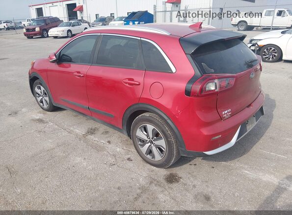 KNDCC3LC6K5339265 2019 KIA NIRO Red Задня ліва чверть