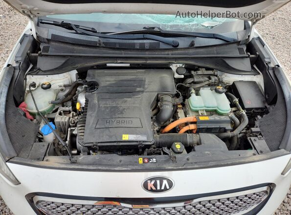 KNDCC3LC7H5053059 2017 KIA NIRO Белый Вид задней части салона