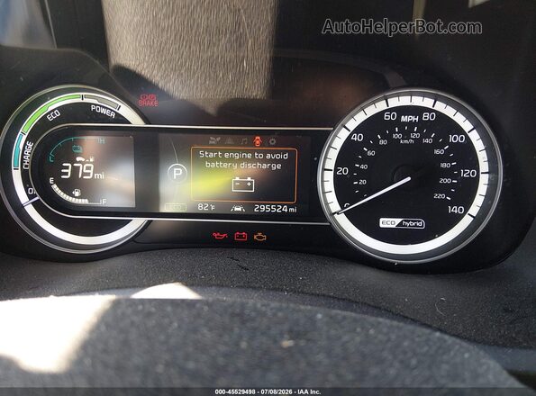 KNDCC3LC7H5054020 2017 KIA NIRO White Widok tylnych siedzeń