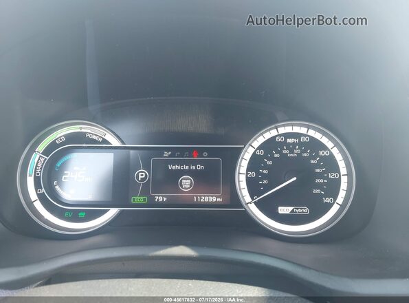 KNDCC3LC7J5134357 2018 KIA NIRO Серый Вид задних сидений