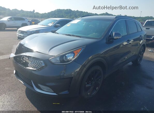 KNDCC3LC7J5134357 2018 KIA NIRO Серый Передняя левая четверть