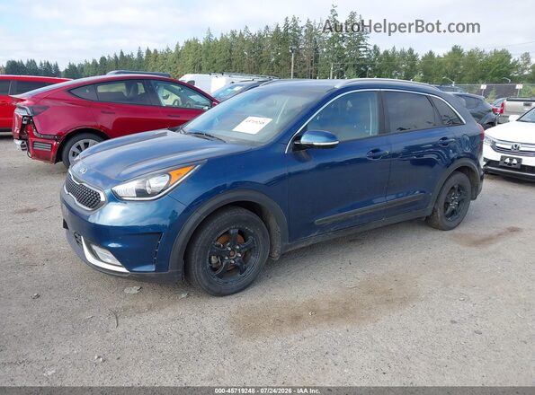 KNDCC3LC7K5334236 2019 KIA NIRO Dark Blue Front left