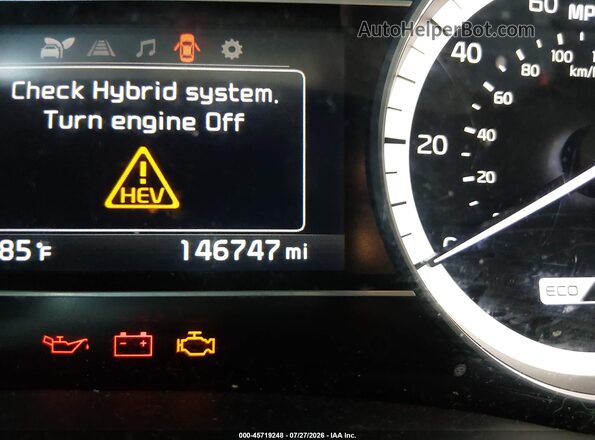 KNDCC3LC7K5334236 2019 KIA NIRO Dark Blue 