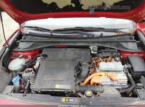 KNDCC3LCXK5240075 2019 KIA NIRO Красный Вид сзади