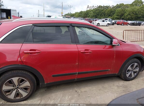 KNDCC3LCXK5240075 2019 KIA NIRO Красный Вид задней части салона