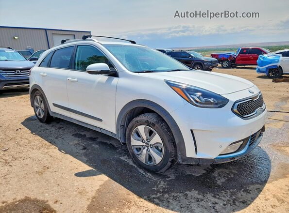 KNDCC3LD1K5288637 2019 KIA NIRO White Delantero derecho