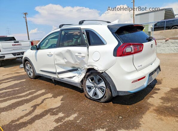 KNDCC3LD1K5288637 2019 KIA NIRO White Trasero izquierdo