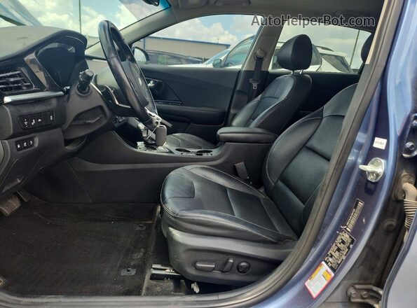 KNDCC3LD3L5387008 2020 KIA NIRO Blue Widok wnętrza z przodu