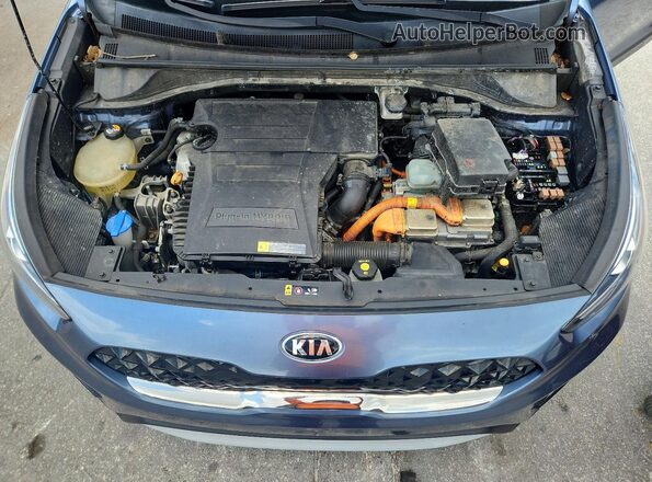 KNDCC3LD3L5387008 2020 KIA NIRO Blue Widok komory silnika