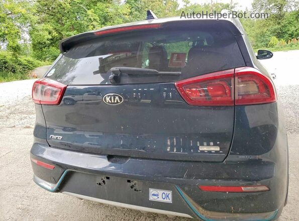 KNDCC3LD5K5307657 2019 KIA NIRO Синий Вид сзади