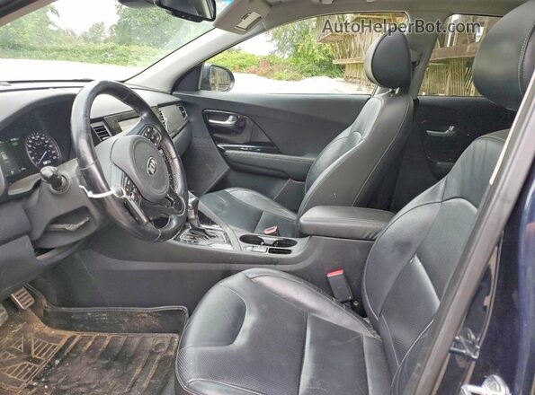 KNDCC3LD5K5307657 2019 KIA NIRO Синий Вид салона спереди
