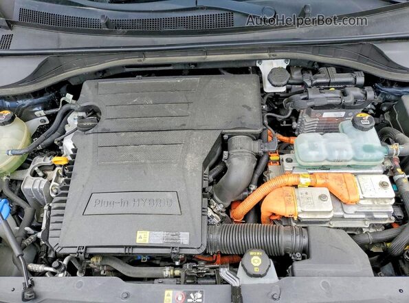 KNDCC3LD5K5307657 2019 KIA NIRO Синий Вид задней части салона