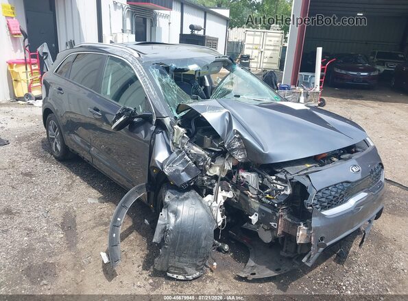 KNDCC3LD9M5484957 2021 KIA NIRO PLUG-IN HYBRID Blue Դիմացի տեսք