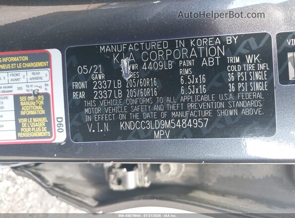 KNDCC3LD9M5484957 2021 KIA NIRO PLUG-IN HYBRID Blue Շարժիչի բաժամունքի տեսք