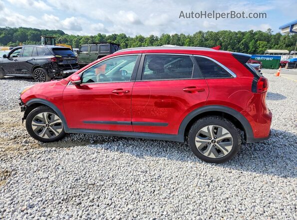 KNDCC3LG0N5150490 2022 KIA NIRO Красный Задняя левая четверть