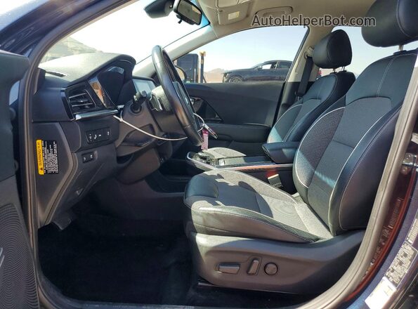 KNDCC3LG4L5074804 2020 KIA NIRO Blue Widok wnętrza z przodu