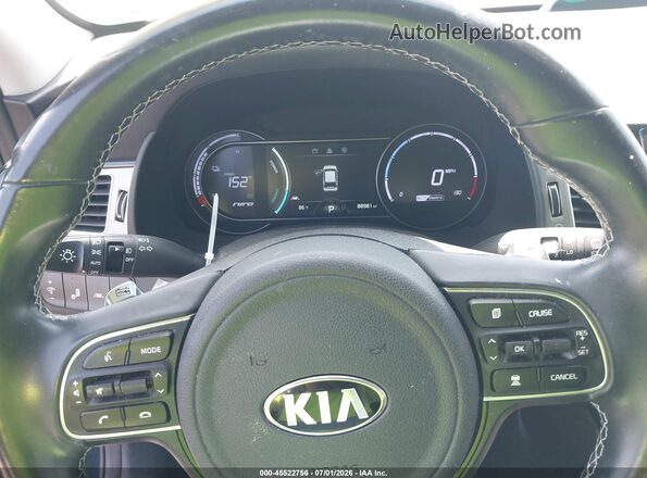 KNDCC3LG6K5016448 2019 KIA NIRO EV Blue Вид задніх сидінь