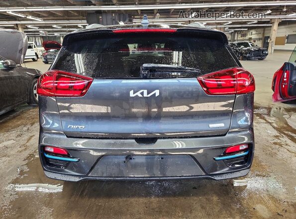 KNDCC3LG8N5160328 2022 KIA NIRO Gray უკანა ხედი