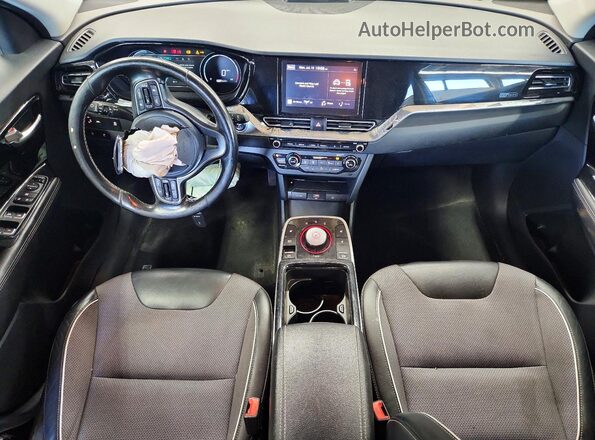 KNDCC3LG8N5160328 2022 KIA NIRO Gray წინა პანელის ხედი