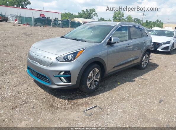 KNDCC3LGXN5158807 2022 KIA NIRO EV Gray Vista tres cuartos delantera izquierda