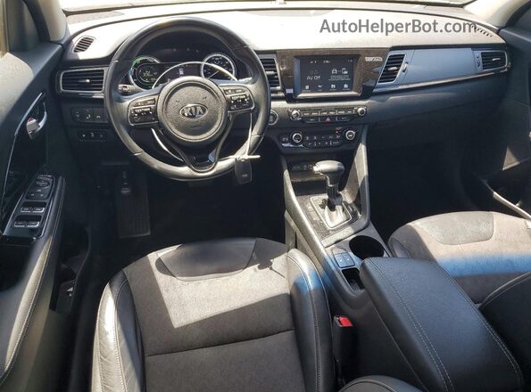 KNDCD3LD6K5316140 2019 KIA NIRO Silver Widok deski rozdzielczej
