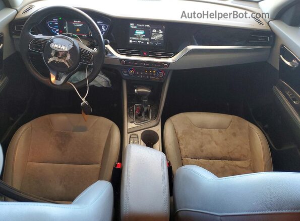 KNDCD3LD7L5444209 2020 KIA NIRO Blue Առջևի վահանակի տեսք